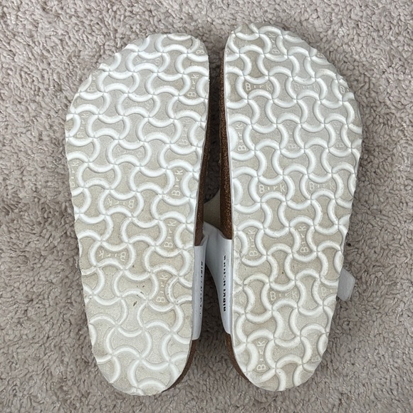 Birkenstock White and Tan Sandals - Picture 3 of 4